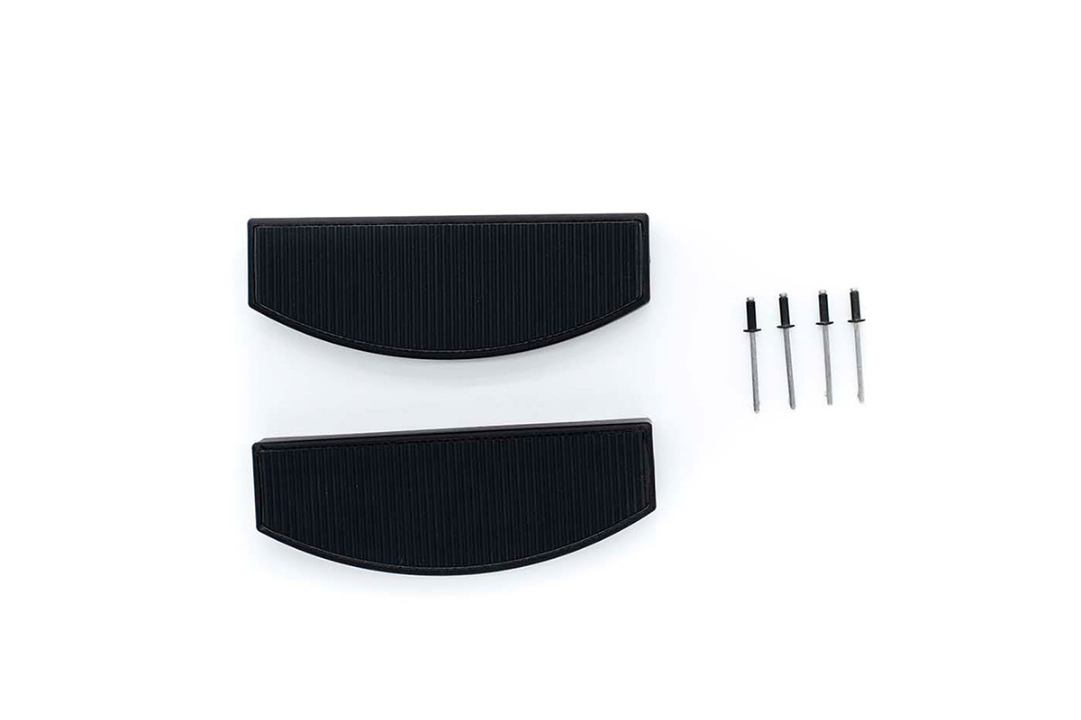WaterRower Metallic M1 HiRise Rail Leg end Cap Set